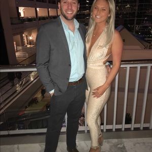 Babyboo Fashion Gold Jumpsuit